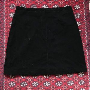 The Limited velvet skirt